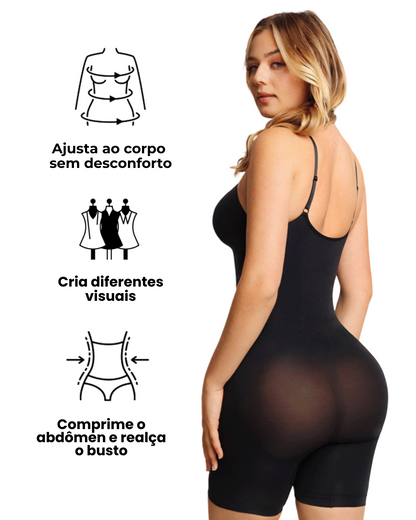 Macacão Modelador Slim Shaper